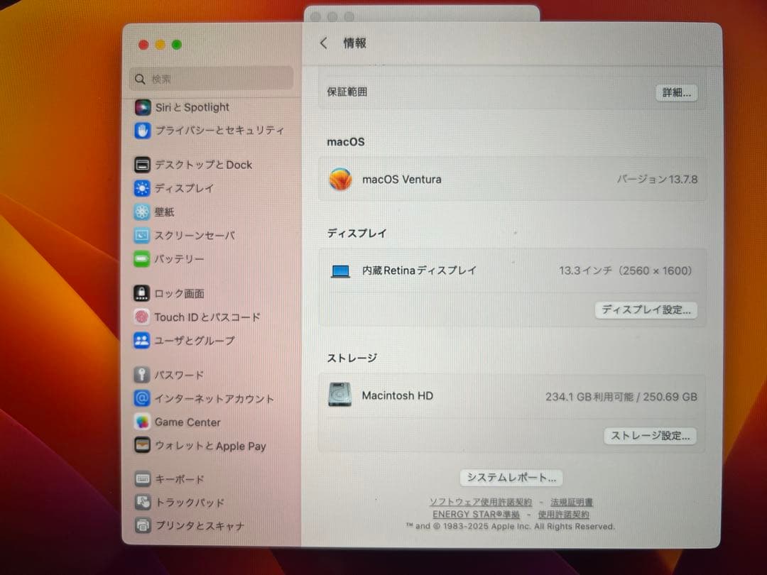 ヴ*イ様 【ジャンク品】MacBook Pro 13インチ 2017年 8G/2