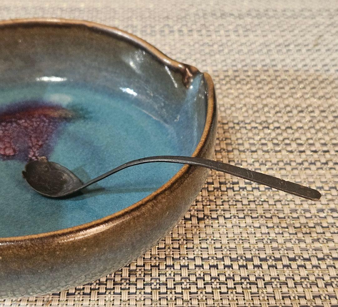 中国古陶磁　鈞窯　窯変　澱青釉紫紅斑釉　桃形　水滴　水盂　筆洗　文房四宝　書道具