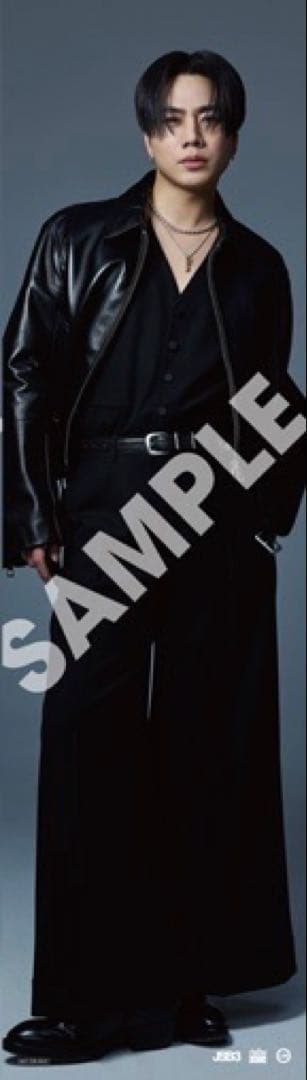 三代目「ONE」等身大ポスター　キーリング＋キャラクターワッペン　ØMI
