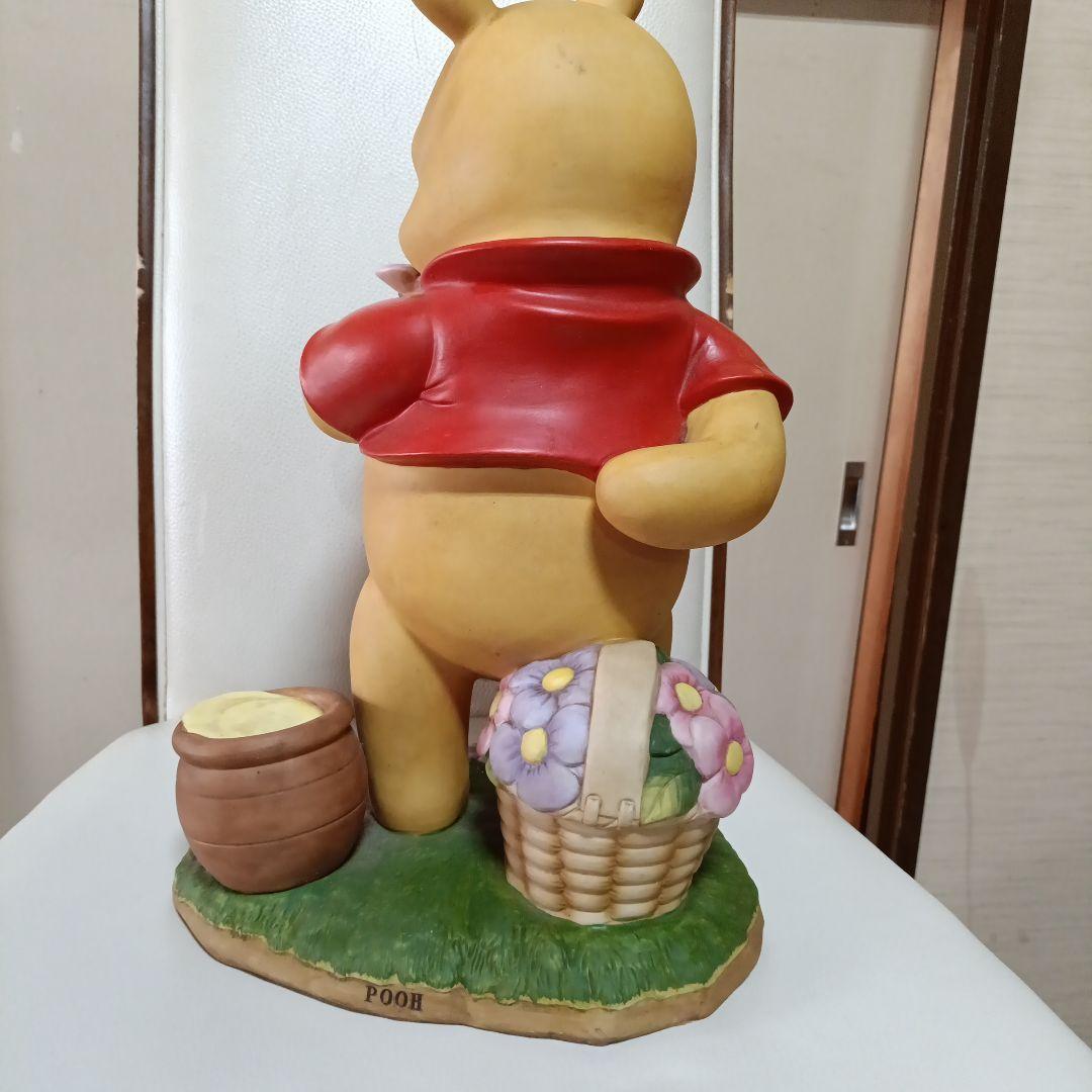 加藤工芸　くまのプーさん　スタチュー　陶器　置き物　ガーデニング　ビッグサイズ