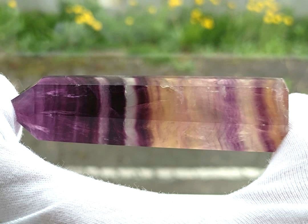 キャンディ フローライト　ポイント　3本セット　レインボー