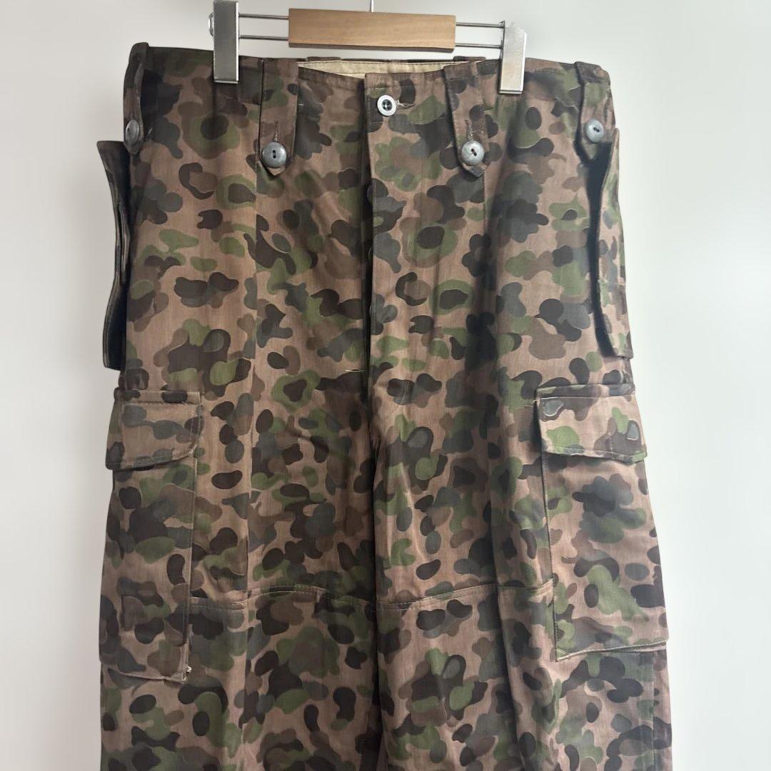 70s デッドストック　オーストラリア軍　ピードットカモ　パンツ　送料無料