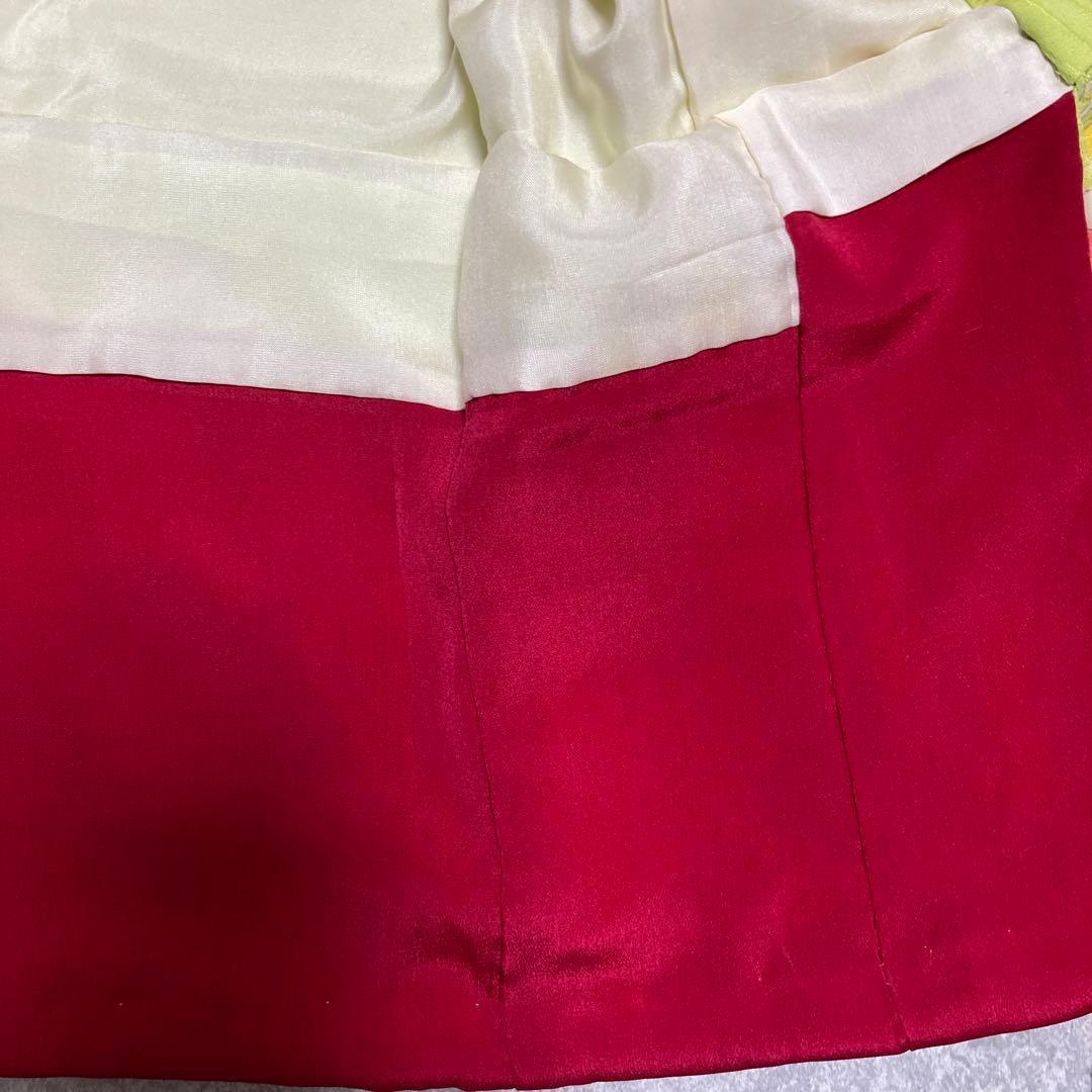 市松人形着物12ー13号兵児帯付き