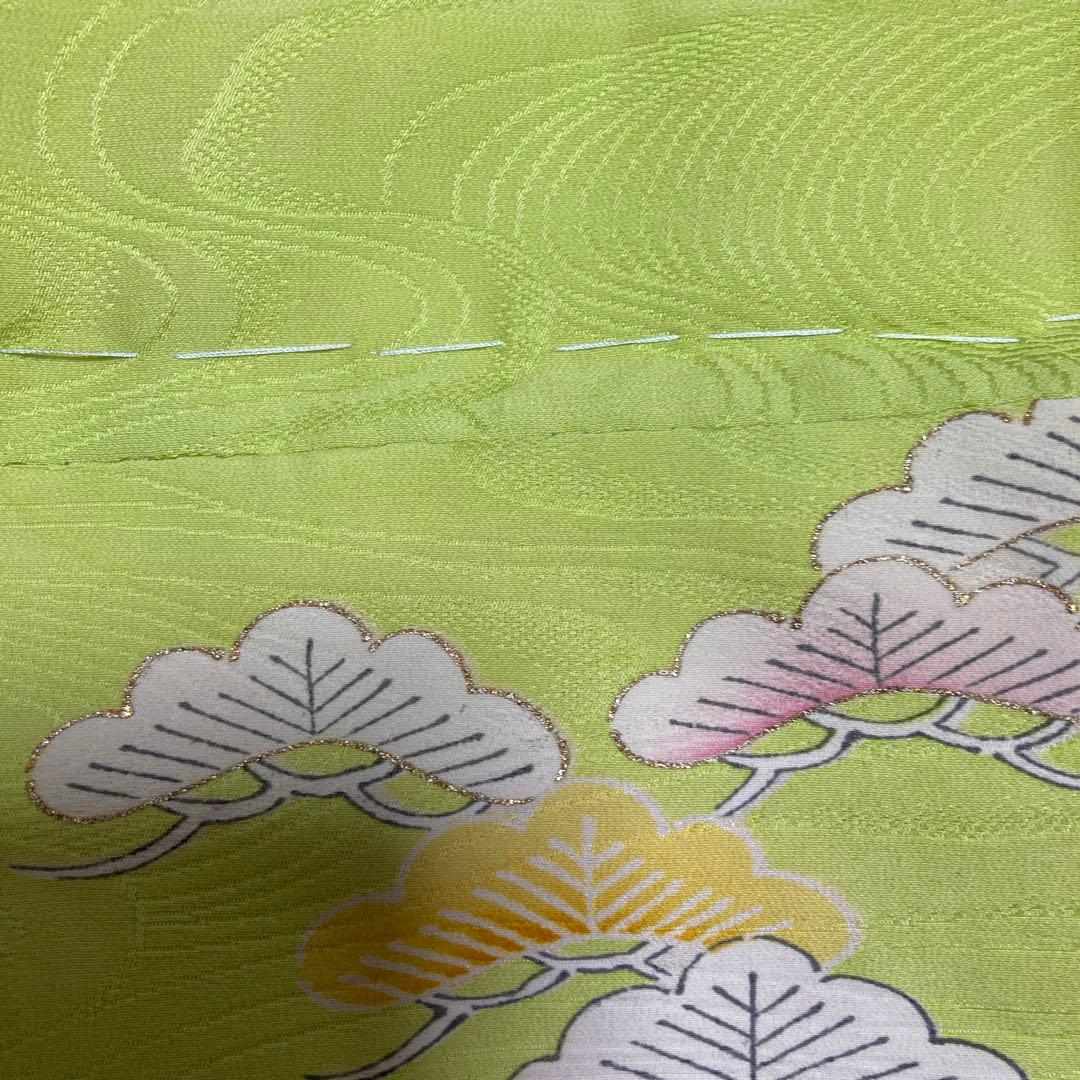 市松人形着物12ー13号兵児帯付き