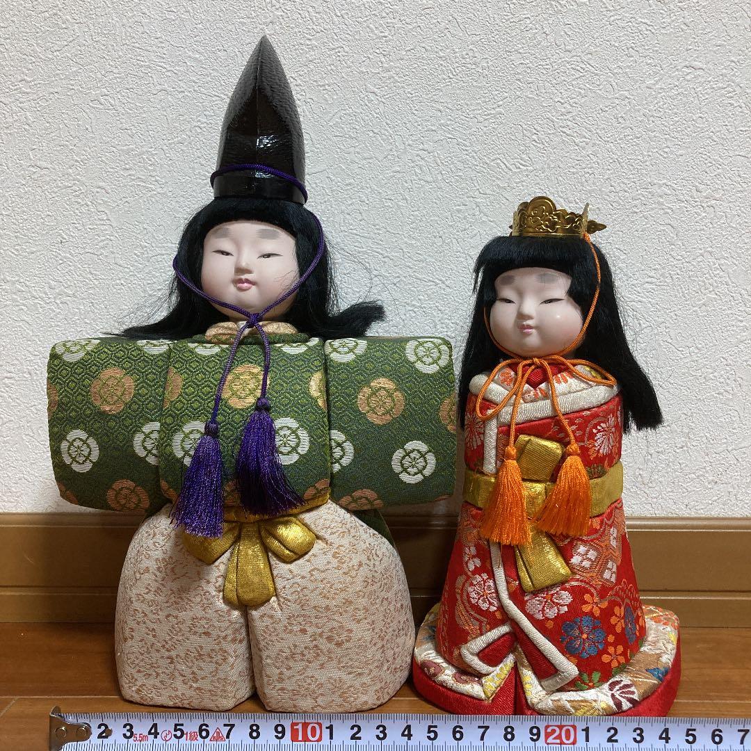 雛人形 ひな人形 木目込人形 素人の趣味の域のハンドメイド  ひな祭 ふっくら