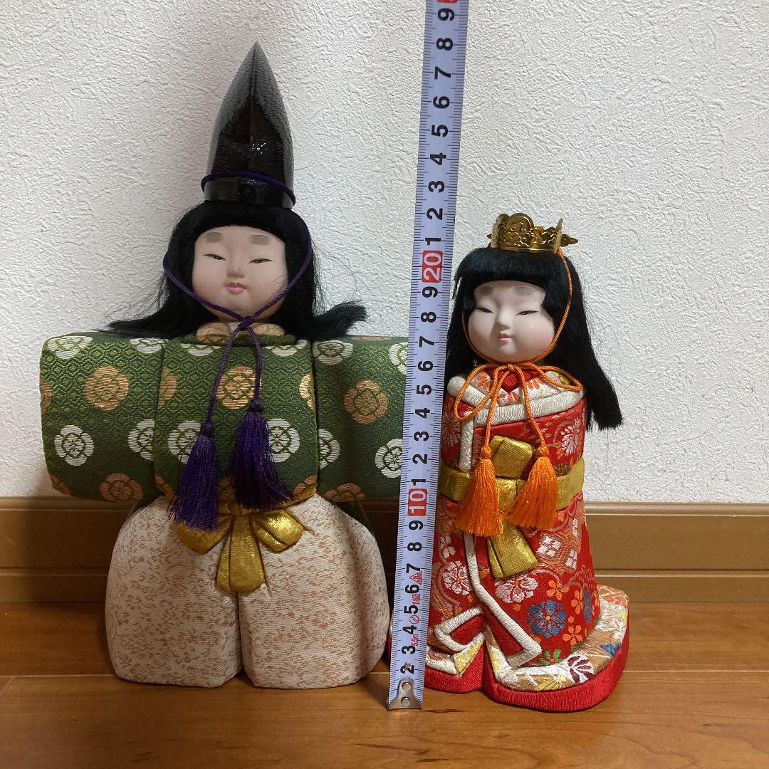 雛人形 ひな人形 木目込人形 素人の趣味の域のハンドメイド  ひな祭 ふっくら