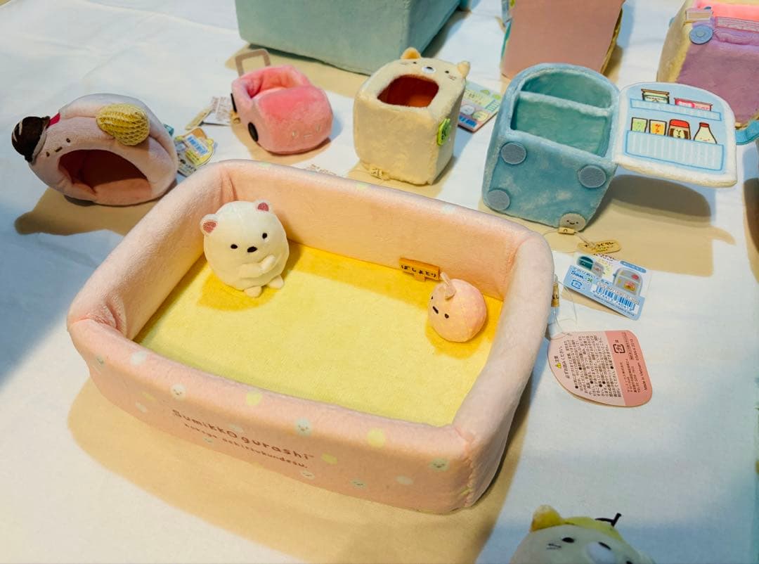 【新品未使用タグ付き多め】すみっコぐらし てのりぬいぐるみ おうち セット売り