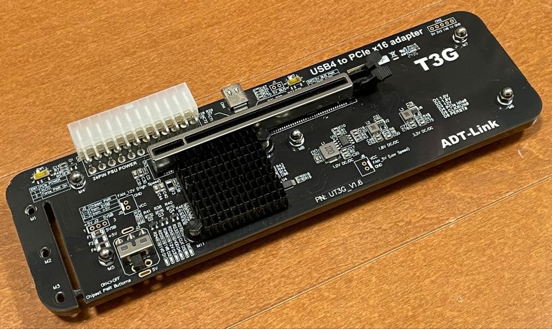 外付けGPU eGPU ADT-Link UT3G v1.6 USB4