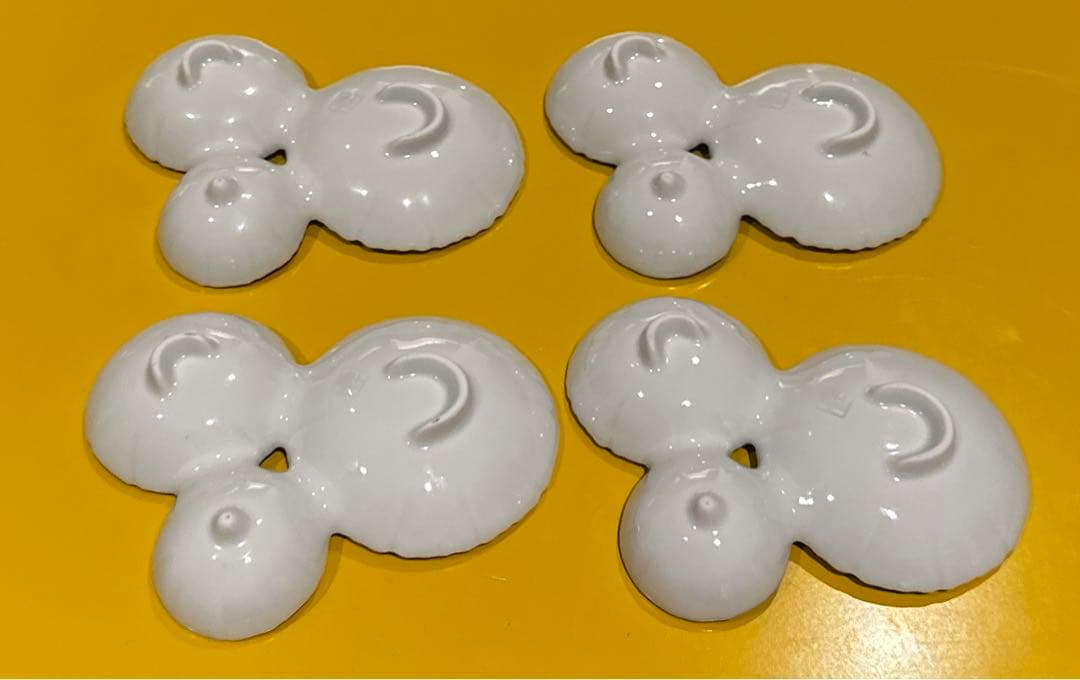 【4枚】有田焼 花型三種皿 伝平窯　醤油　薬味