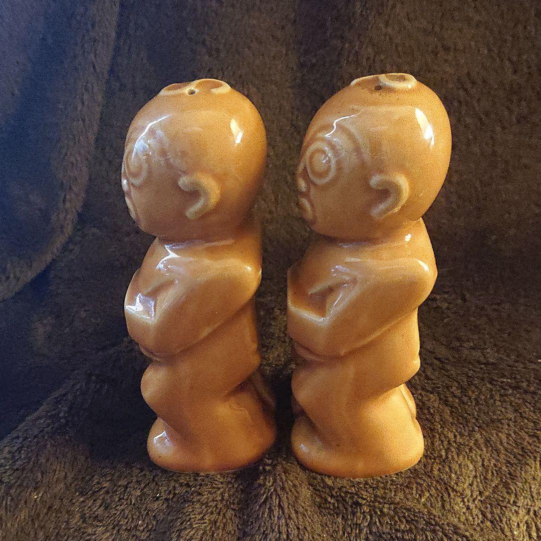 ポリネシア風 テーブル・ソルト&ペッパー・セット 1組