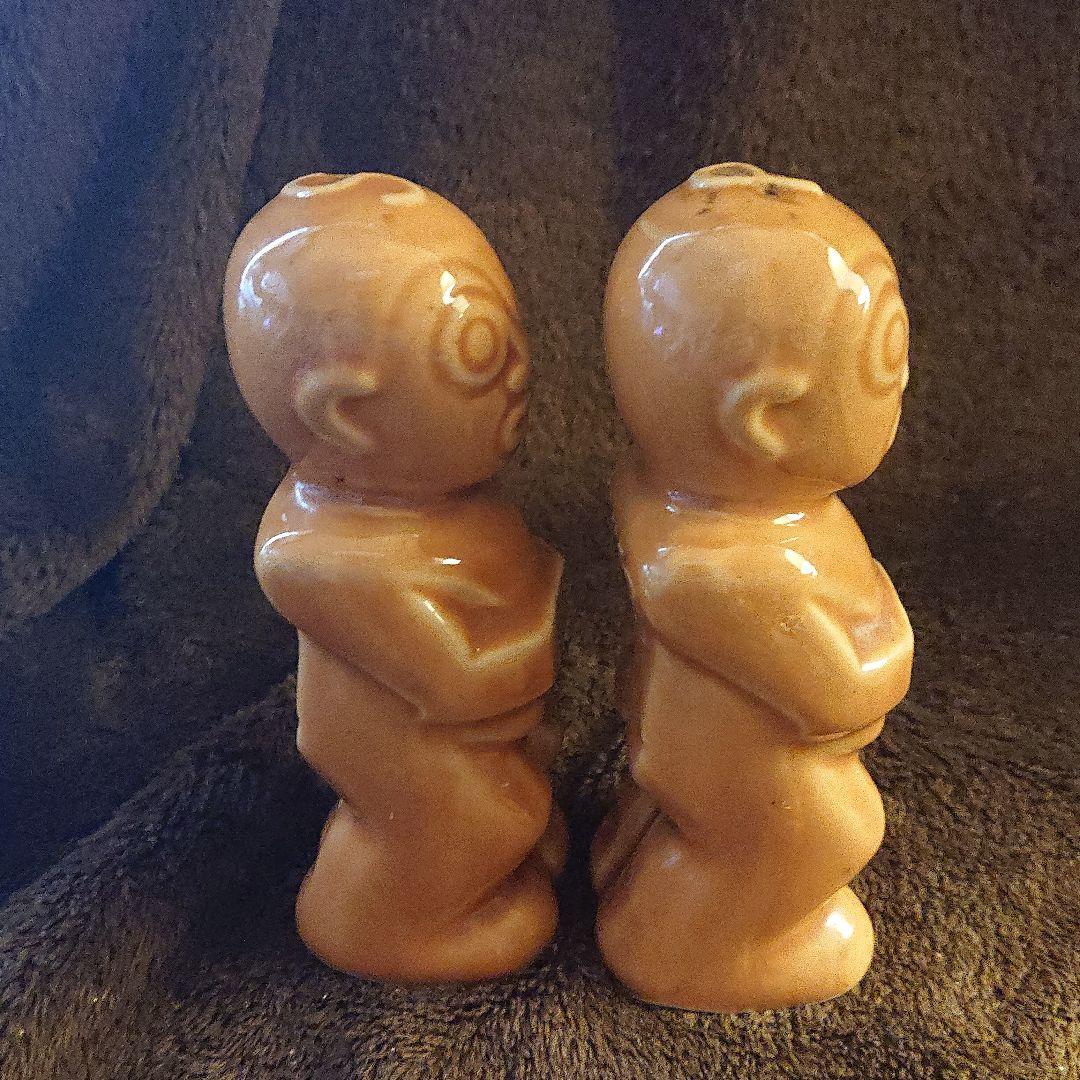 ポリネシア風 テーブル・ソルト&ペッパー・セット 1組