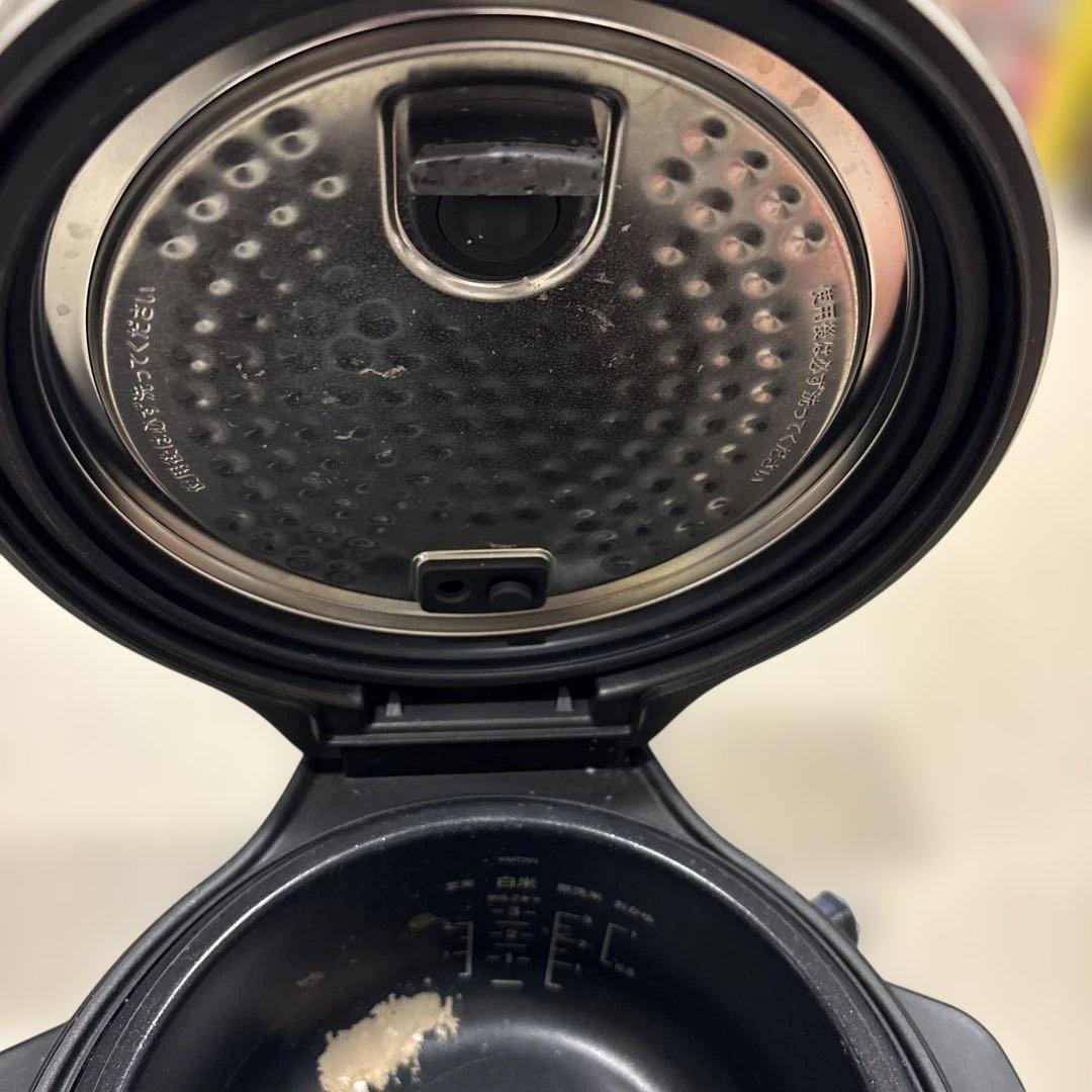 バルミューダ　BALMUDA 電気炊飯器 3合炊き K03A-BK