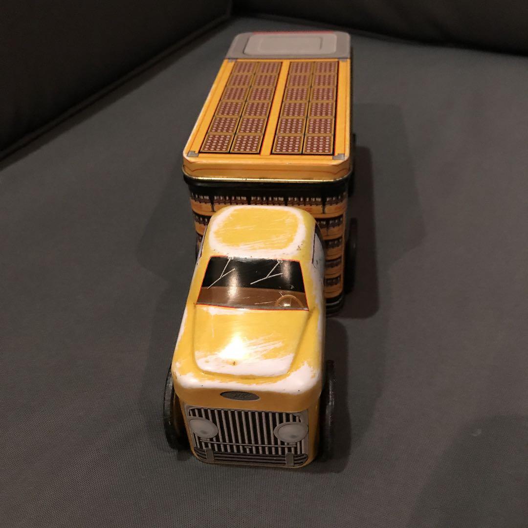 アンティークお菓子の缶のコカコーラの車