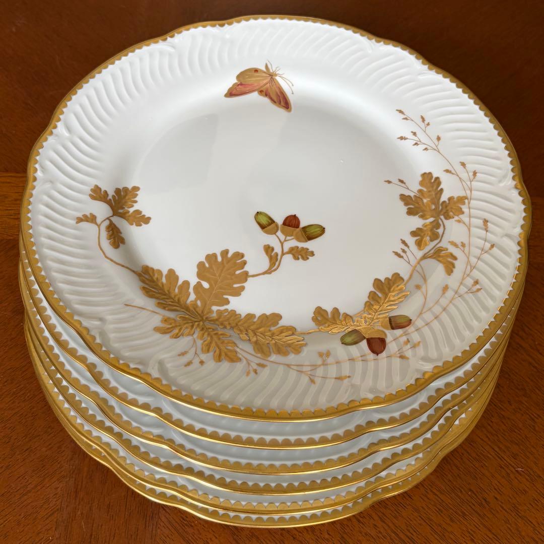 【希少品】新品　リチャードジノリ・サボイア家の絵皿★森の果実★プレート6枚