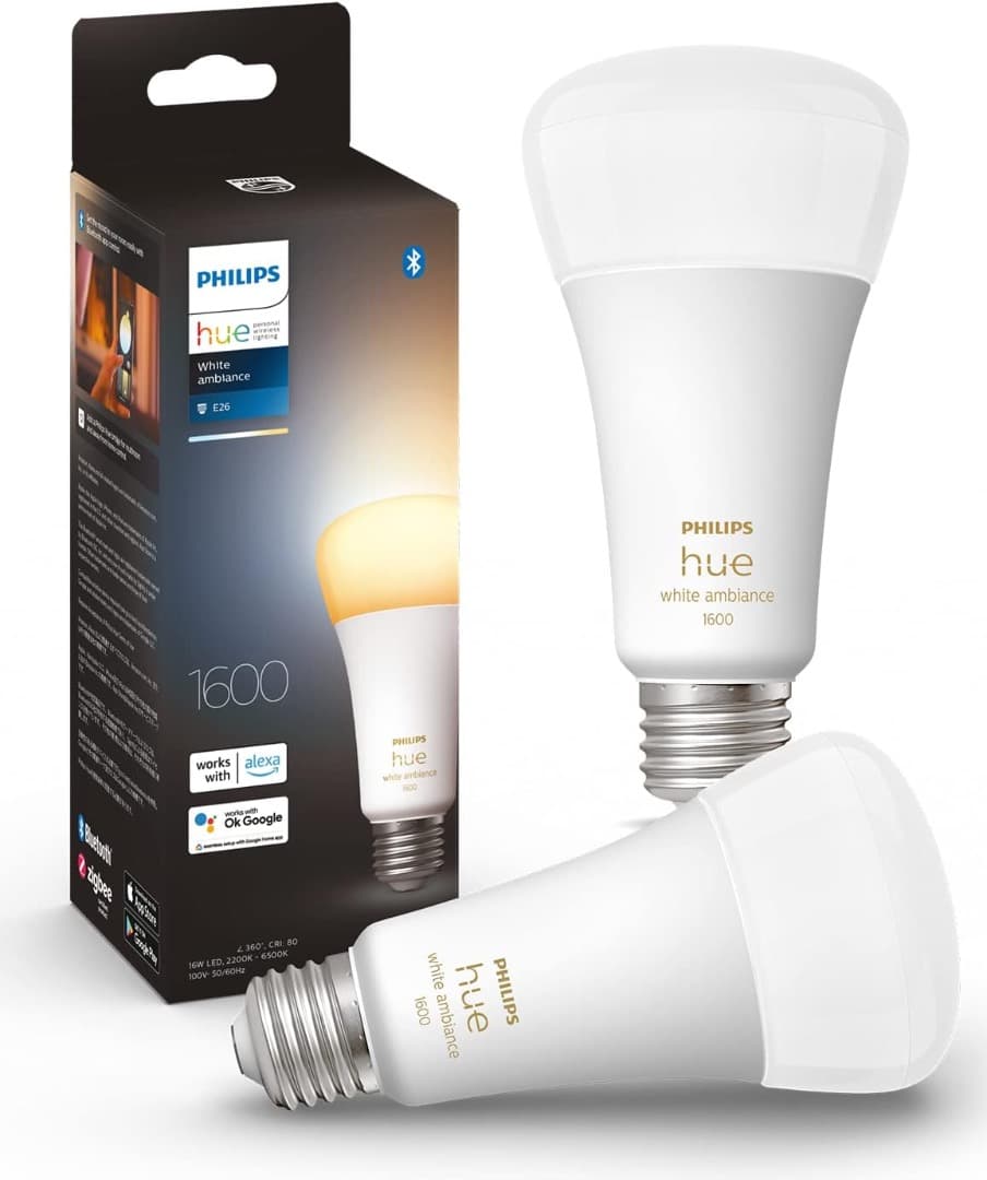 [3個] Philips Hue E26 100W ホワイトグラデーション
