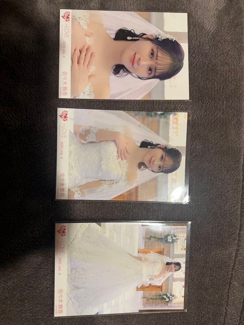 佐々木舞香 生写真 コンプ ウエディング