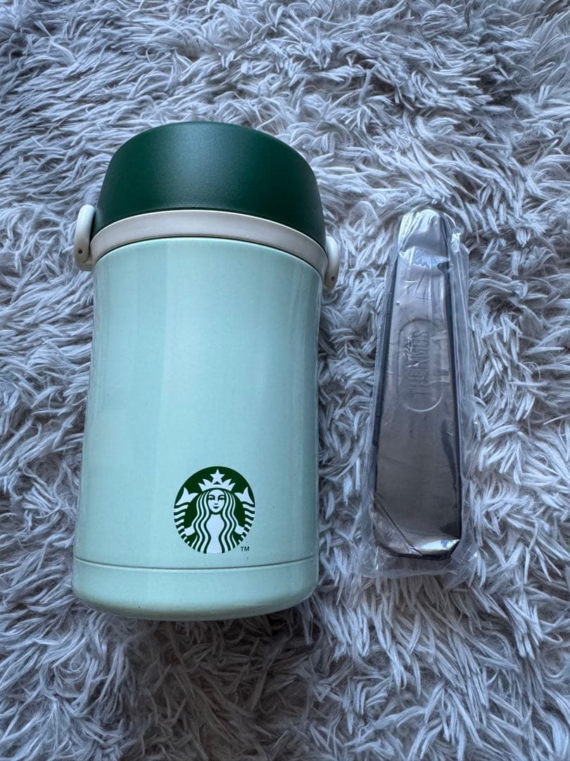 【新品未使用】韓国スタバ　THERMOSサーモス　ランチボックス フードジャー
