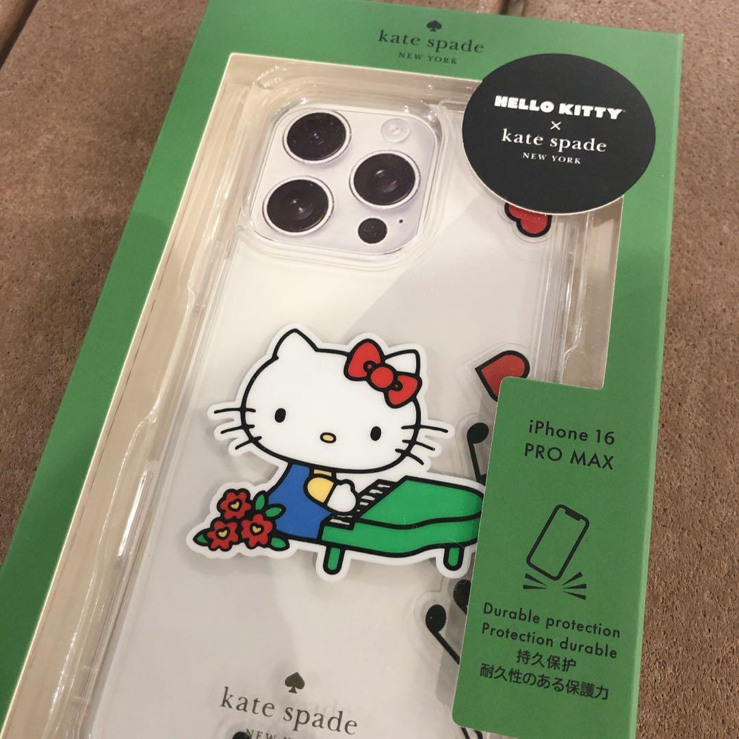 ケイトスペード × キティ iPhone 16 Pro Max ケース