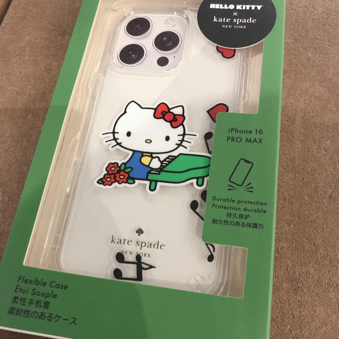 ケイトスペード × キティ iPhone 16 Pro Max ケース
