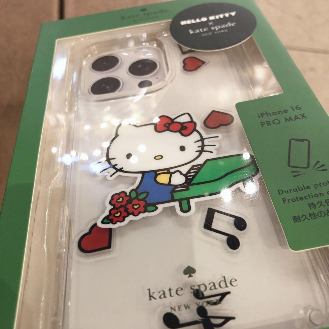 ケイトスペード × キティ iPhone 16 Pro Max ケース
