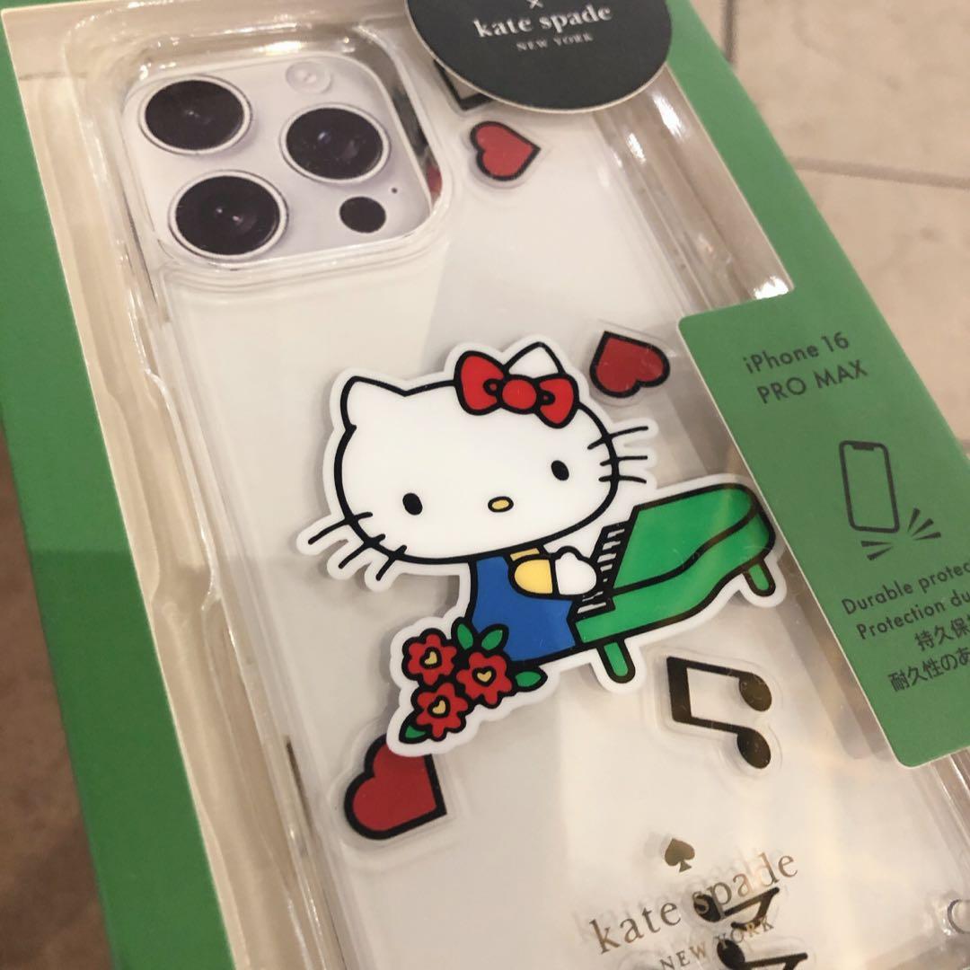 ケイトスペード × キティ iPhone 16 Pro Max ケース