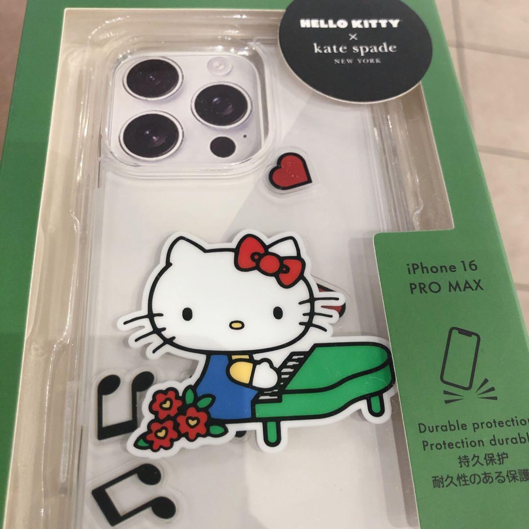 ケイトスペード × キティ iPhone 16 Pro Max ケース