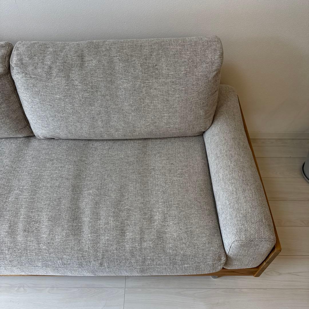 【unico】TREL(トレル) カバーリングソファ 3シーター