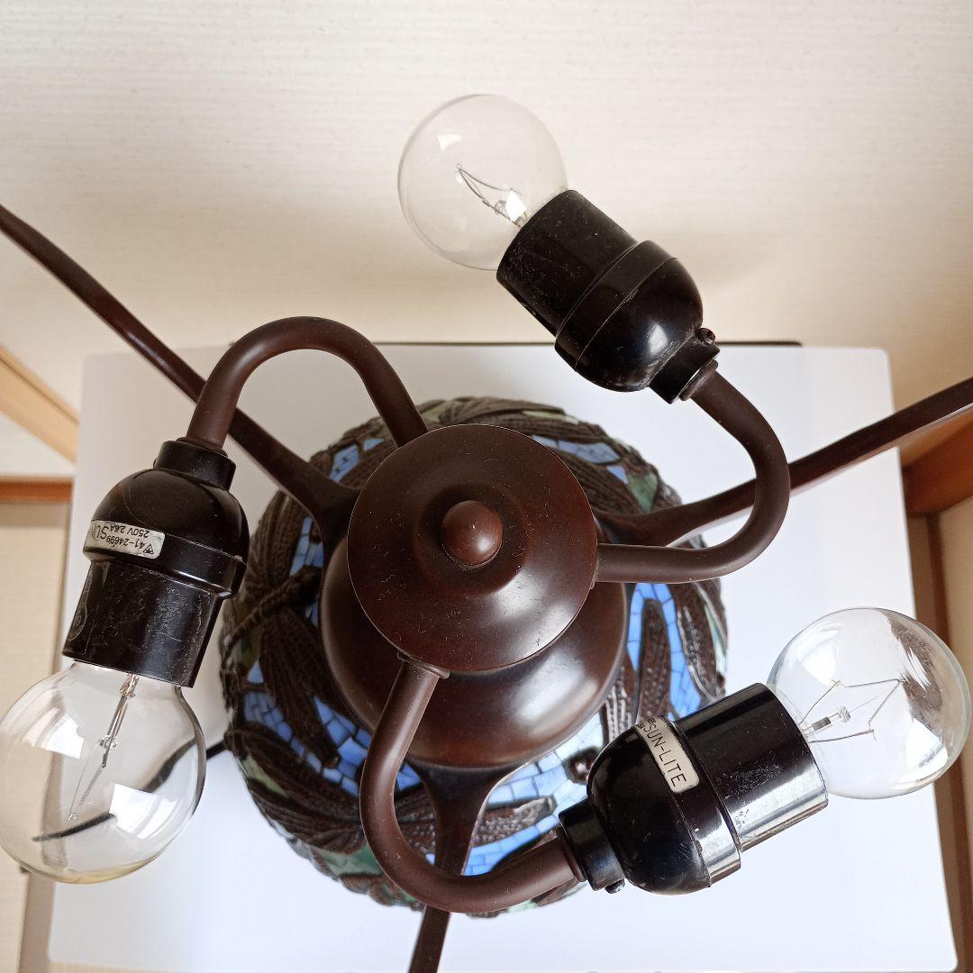 【希少の逸品】ティファニー レプリカステンドグラスランプ ドラゴンフライ