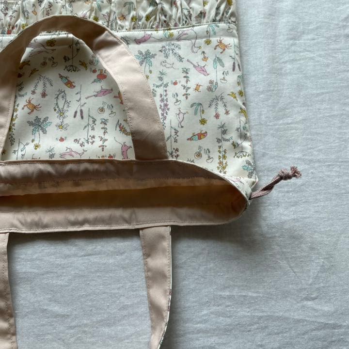 ハンドメイド♡持ち手付き巾着