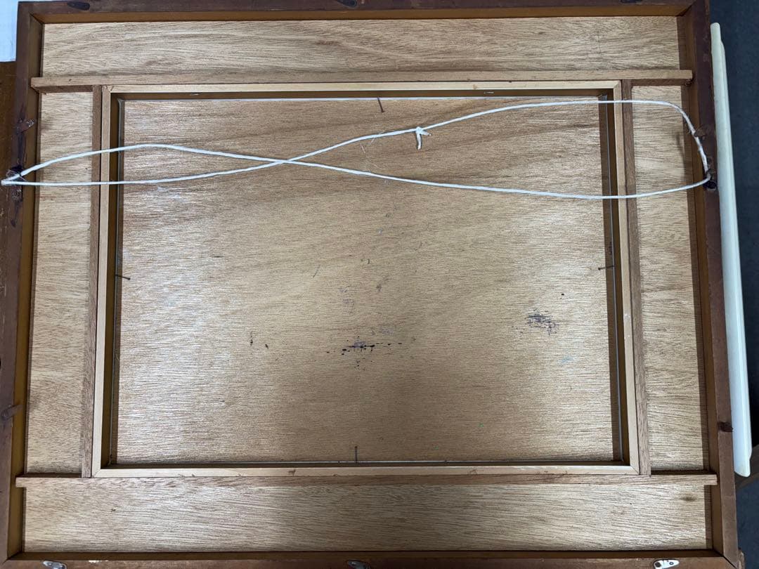 「剣岳」　榎本良一　絵画　油彩画　風景画　額装　共シール