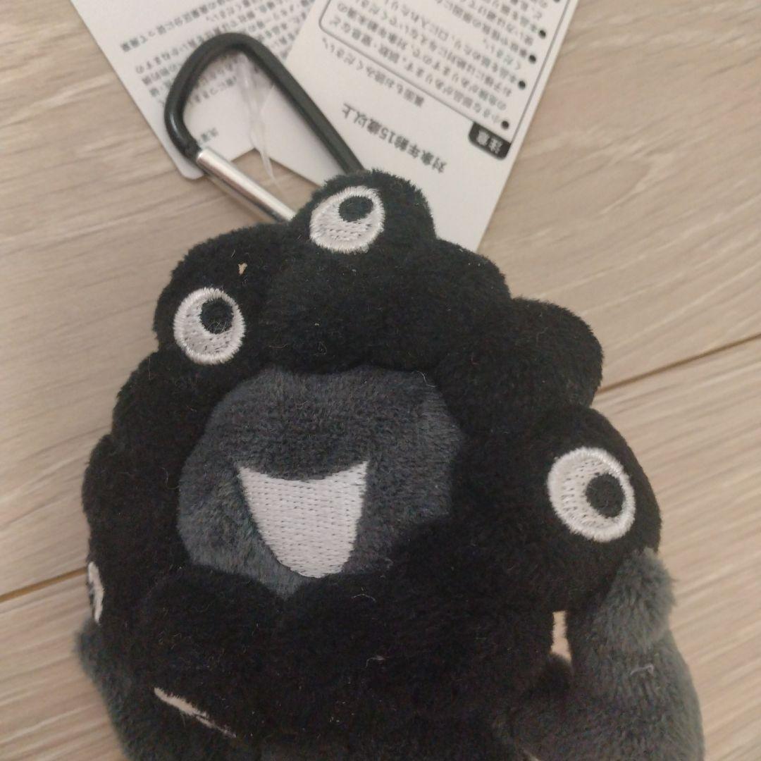 【新品未使用】大阪万博　黒ミャクミャクカラビナ付きぬいぐるみ
