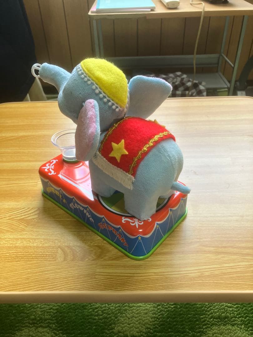 象のシャボン玉吹きのおもちゃ