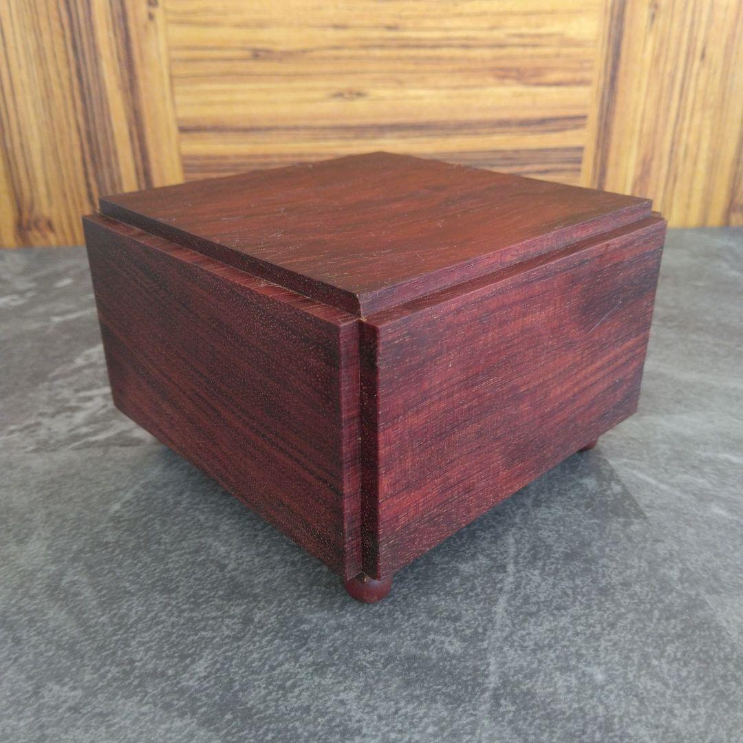 飾り台 　ブビンガ無垢材 　3点セット