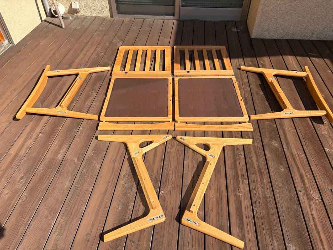 マルニ木工　マルニ60オークフレーム2シーターキノママ　帆布マスタード