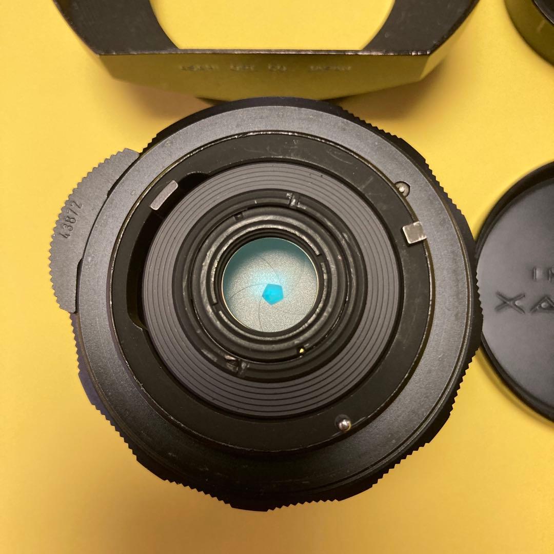 整備済美品 M42 TAKUMAR 28mm F3.5 純正角型フード タクマー