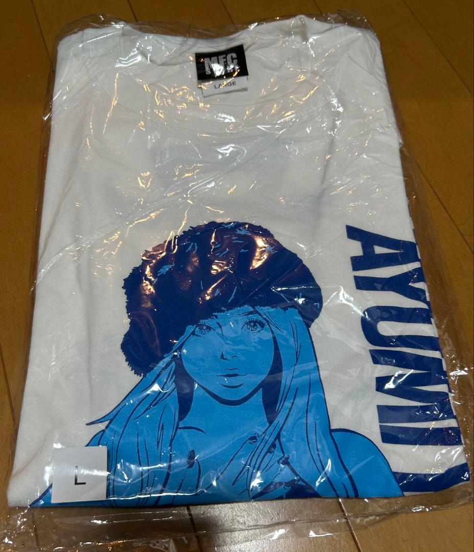 浜崎あゆみ　上海限定 Tシャツ ホワイト　Lサイズ　　MFC STORE