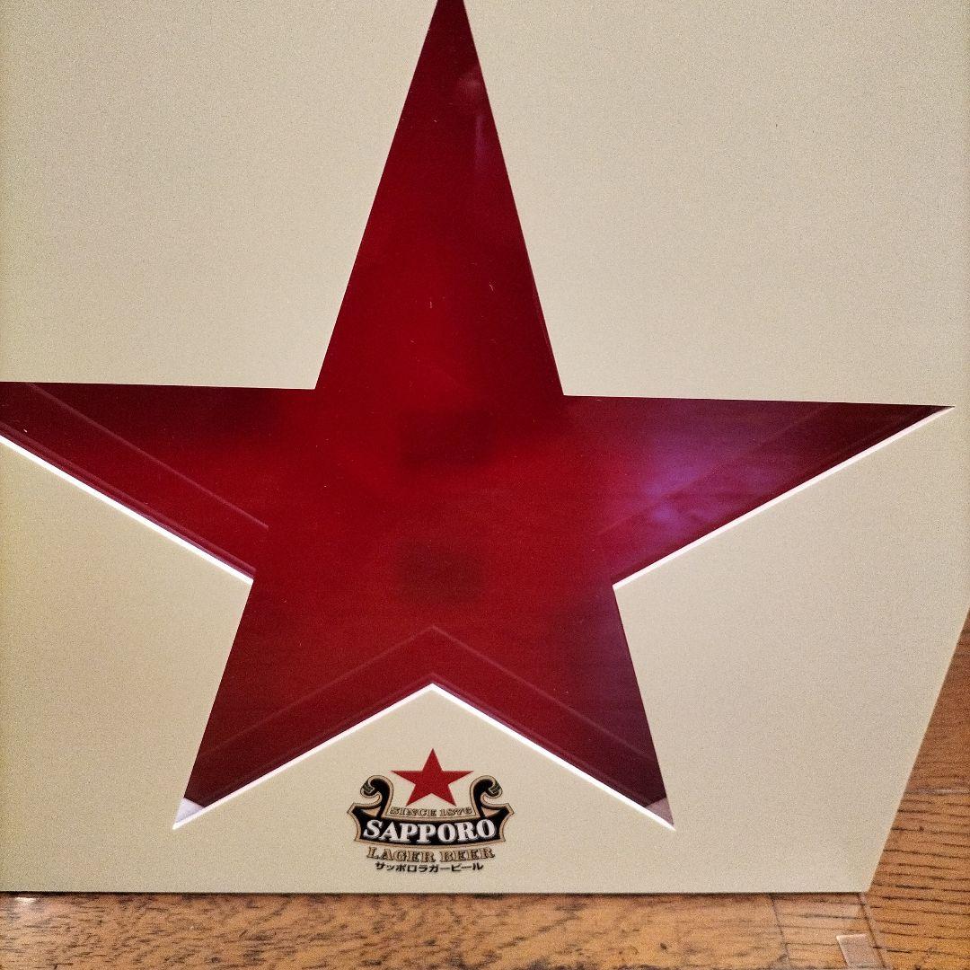 レア　新品未開封　非売品サッポロラガービール　ディスプレイ　王冠サイン　飾り