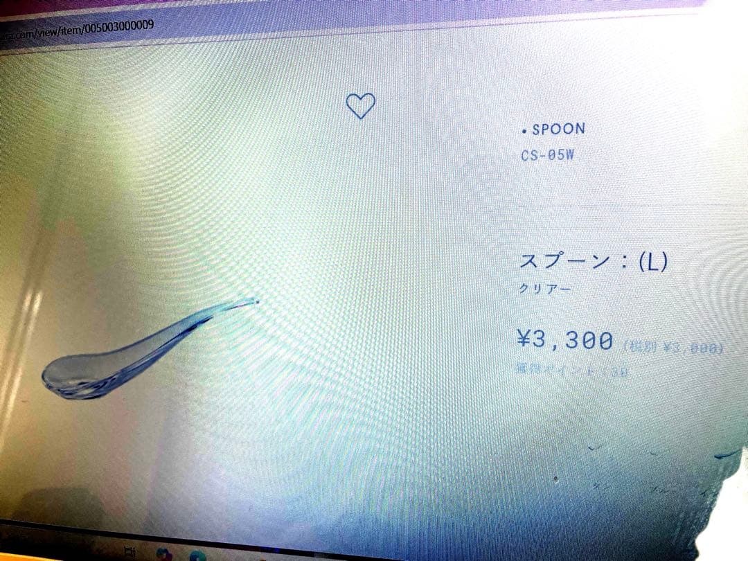 新品未使用‼️スガハラガラス CS-05W スプーン L（クリア）6本セット