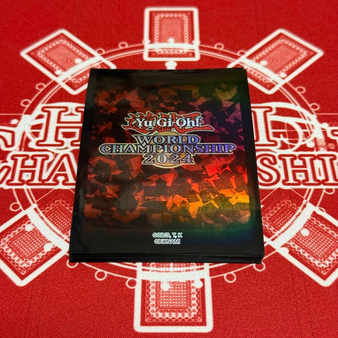 【出回りなし】 遊戯王 WCS 2024 赤 スリーブ 15枚