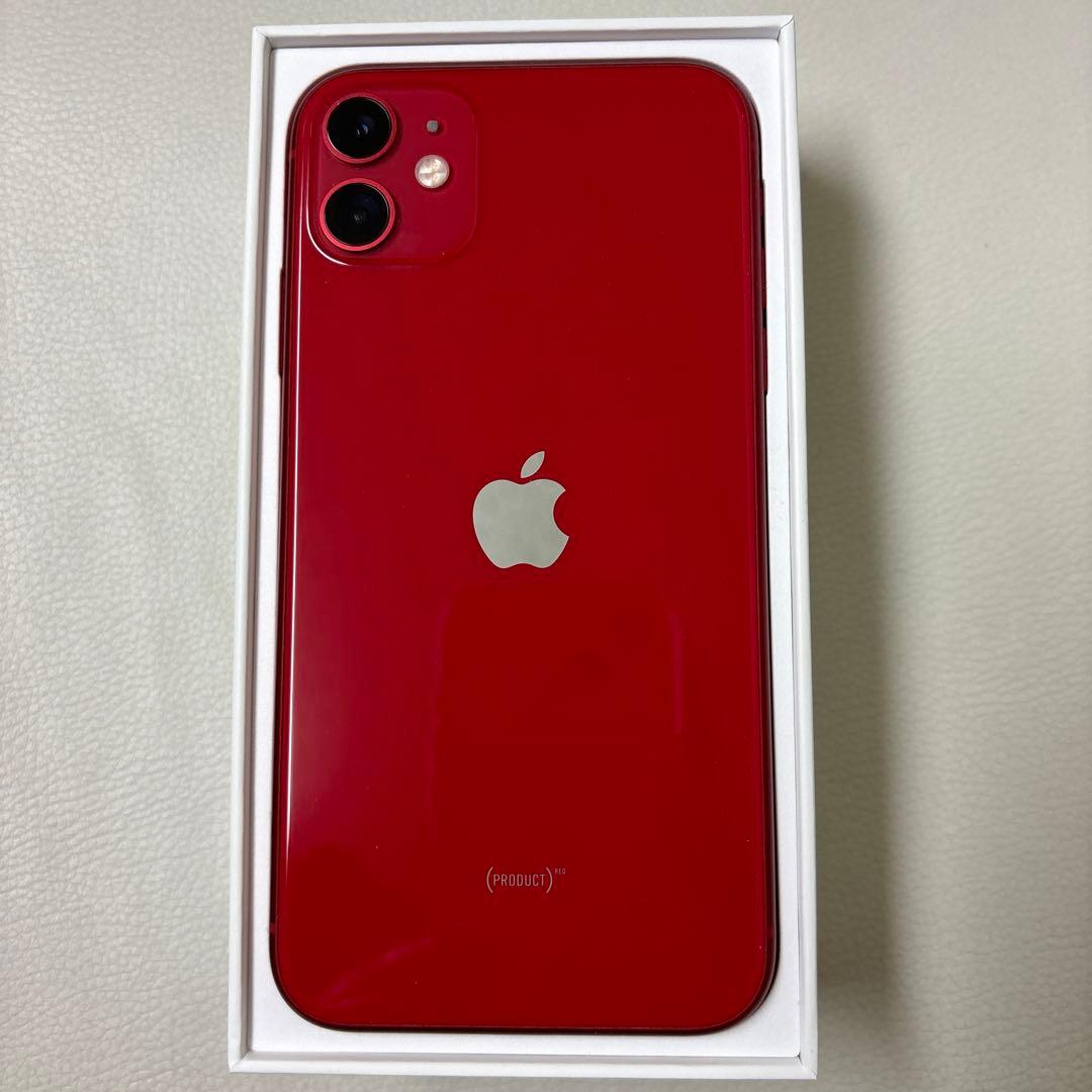 スマートフォン本体 iPhone 11 (PRODUCT)RED 64 GB au
