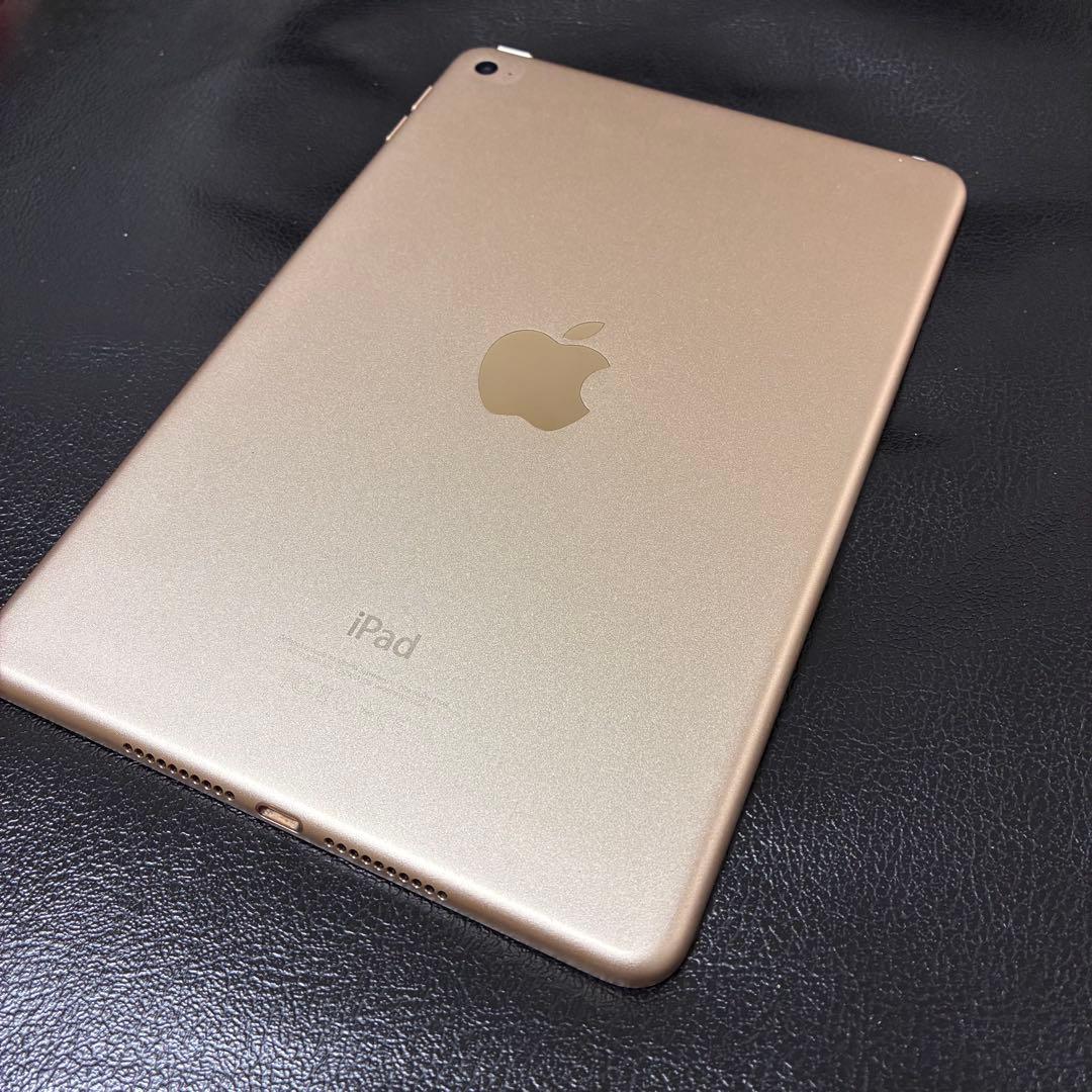 (美品) Apple iPad mini4 128GB ゴールド 本体