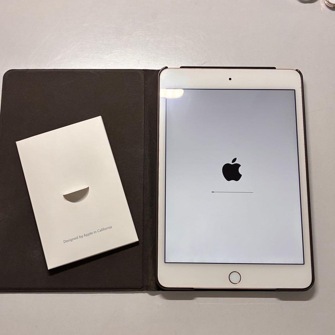 (美品) Apple iPad mini4 128GB ゴールド 本体