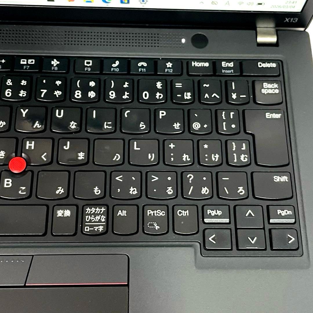 高性能ノートPC Lenovo ThinkPad X13 持ち運びに パソコン