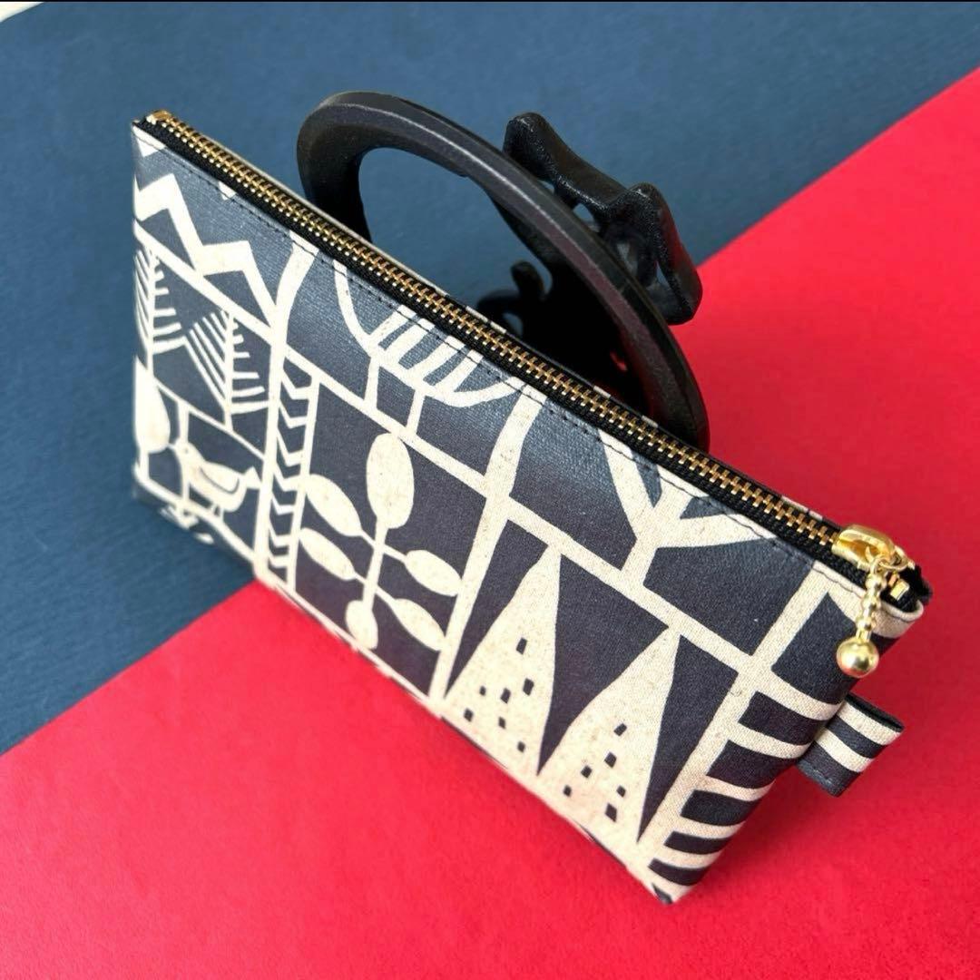 ラミネートポーチ（フォレスト）　ハンドメイド　ポーチ　720