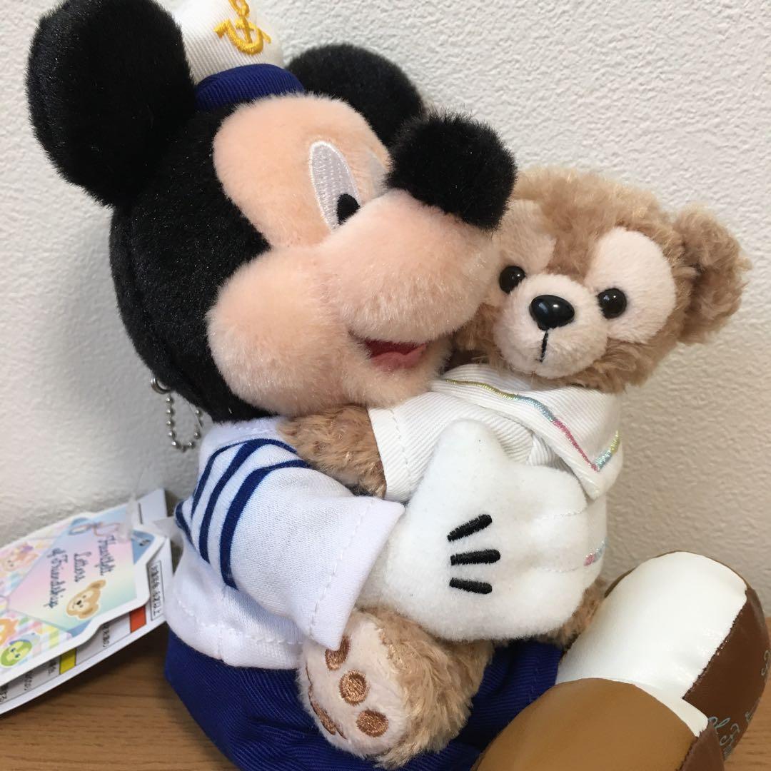 東京ディズニーシー　ハートフェルトレターズオブフレンドシップ　ぬいぐるみバッジ