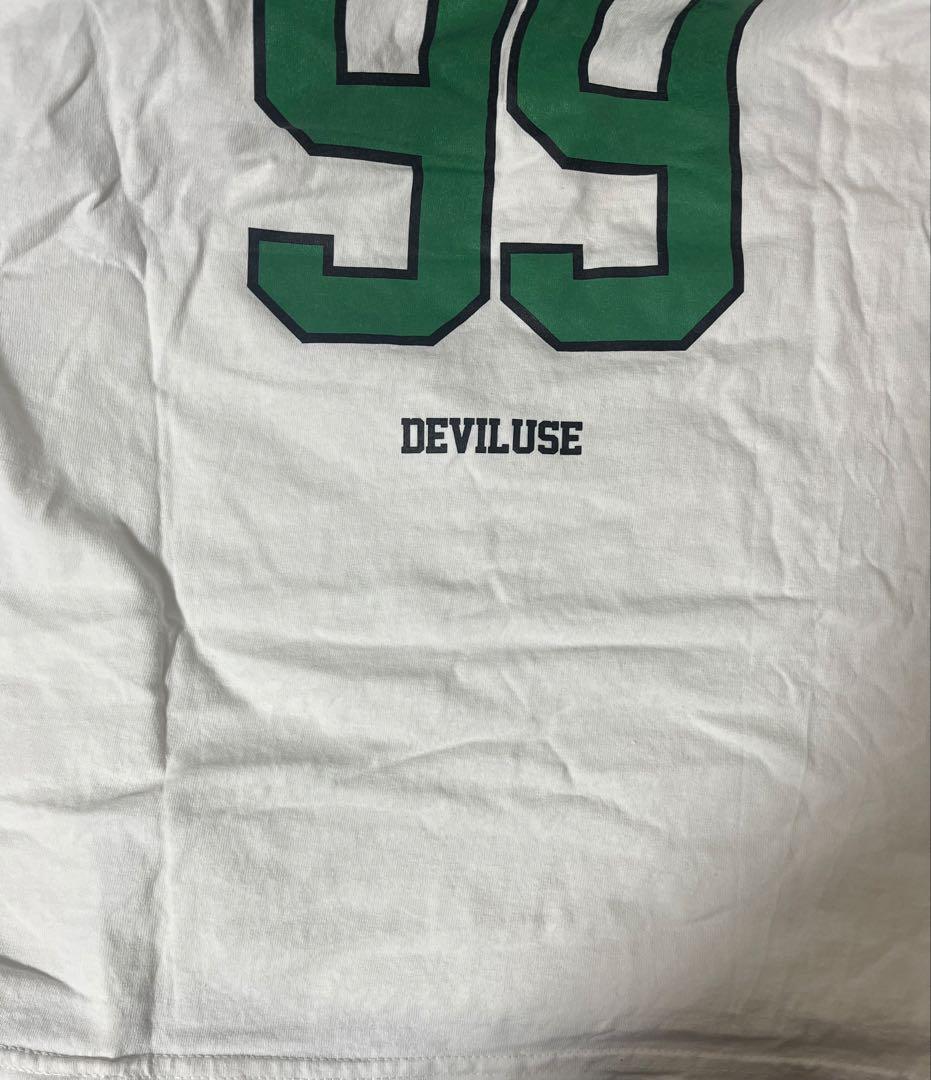 FACT×Deviluse ロングスリーブTシャツ 白