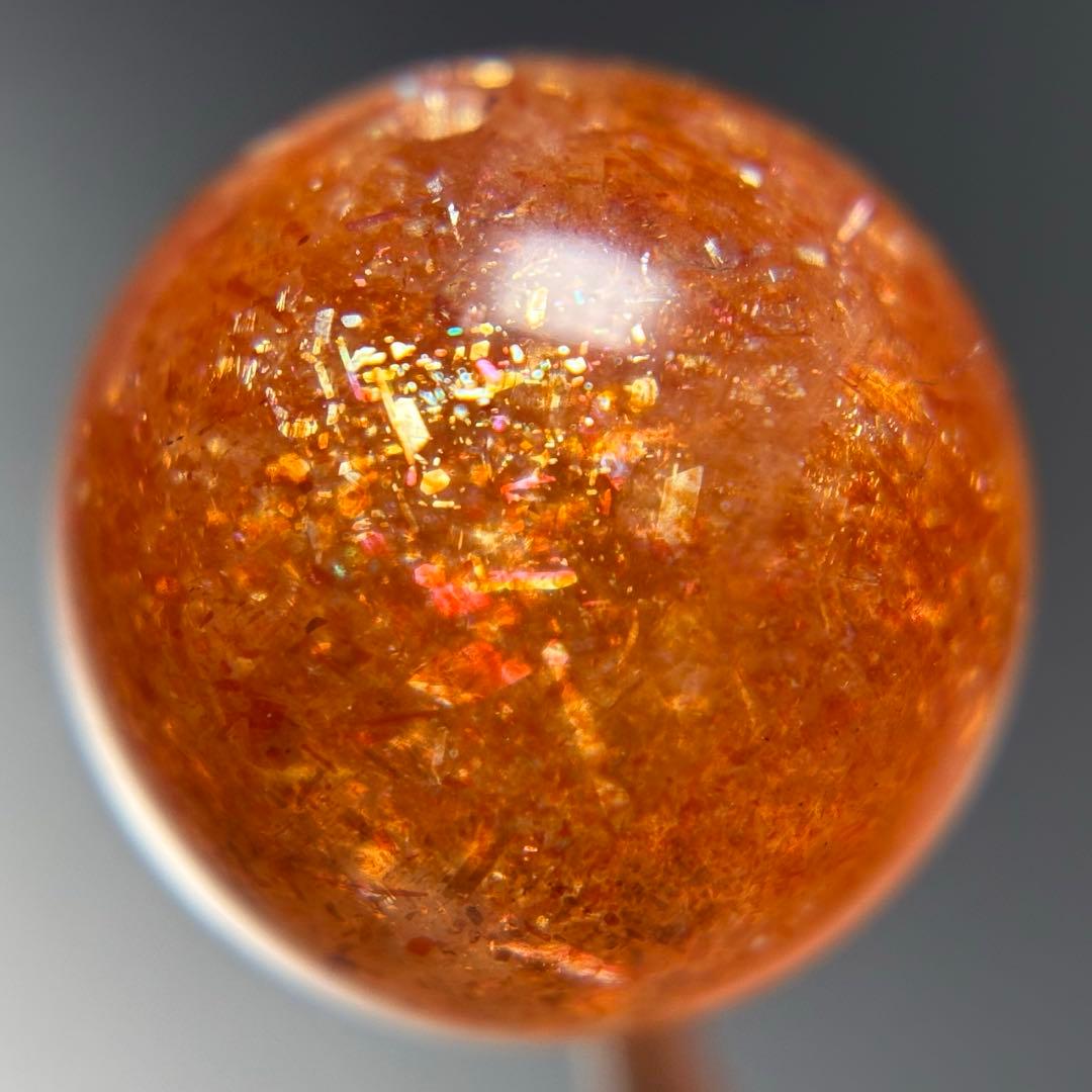 極上 ギラギラ濃密 アルーシャサンストーンＫ862