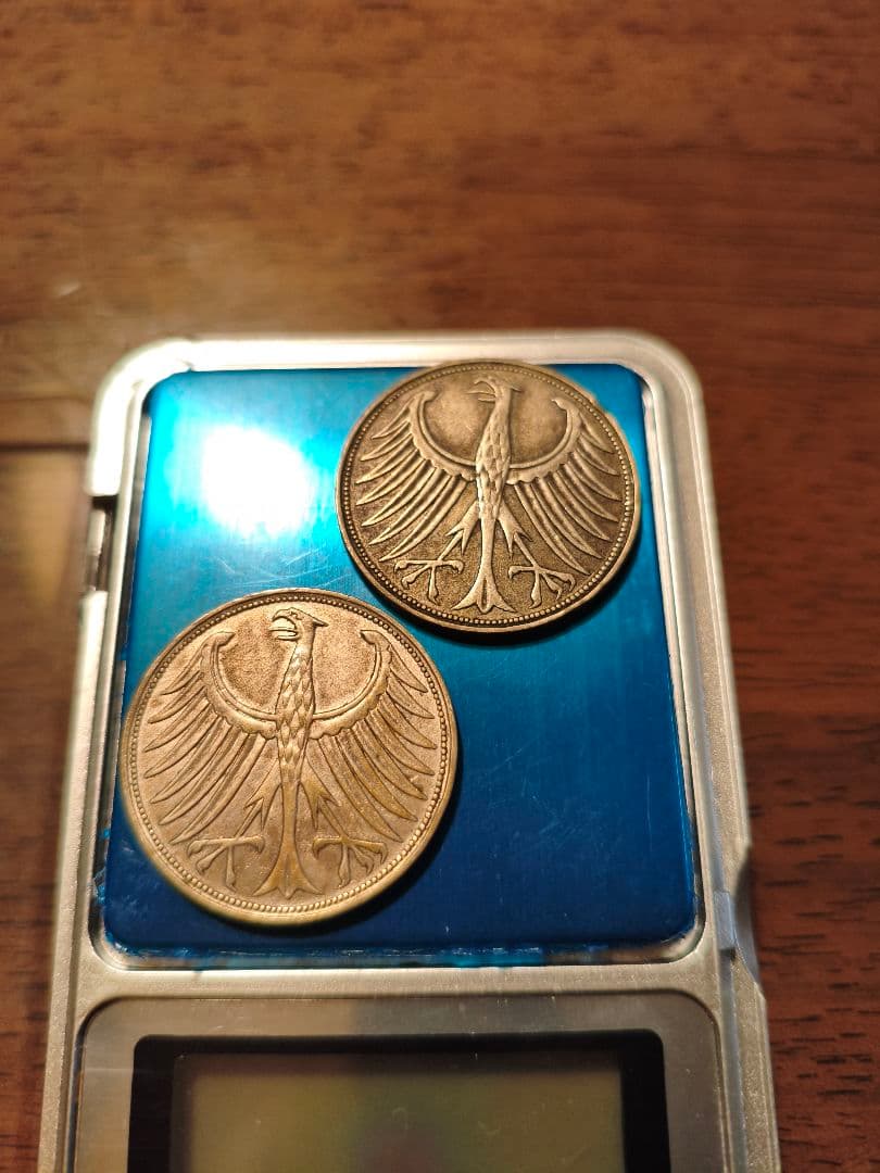 1951年 5マルク 銀貨 2枚セット