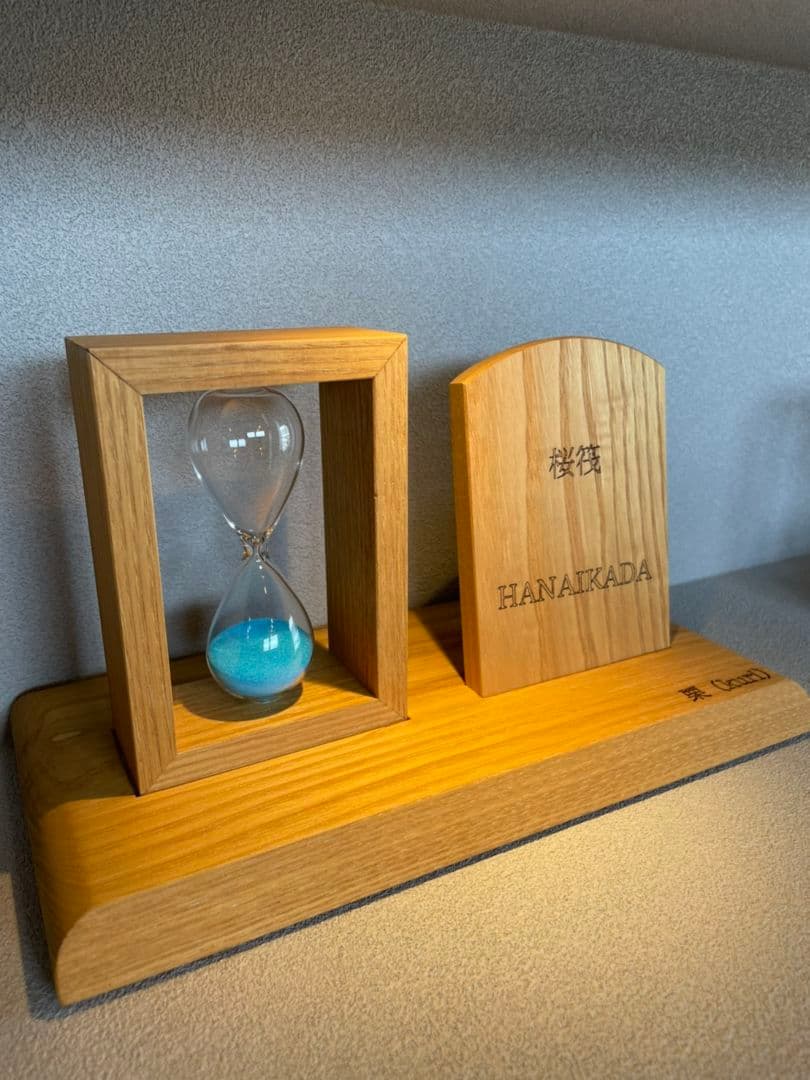 遺骨砂時計【大】天然木【栗】オーダーメイドペット日本に三人しかいない砂時計職人
