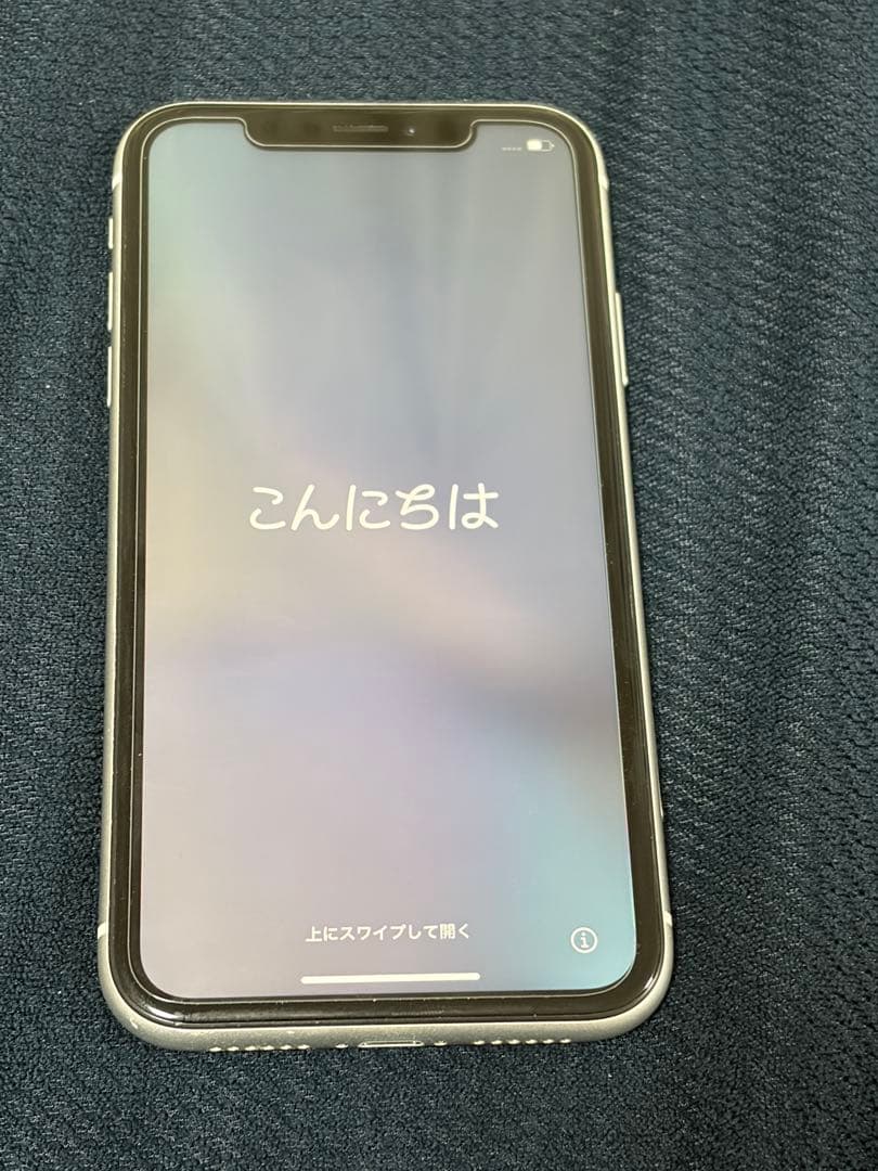 iPhoneXR 操作不良なし ホワイト 64GB SIMロック解除済み 初期化